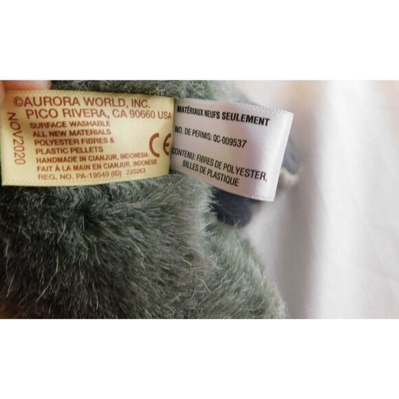 Aurora Miyoni Cute Gray Koala 2018 Plush Stuffed Animal - Picture 10 of 12